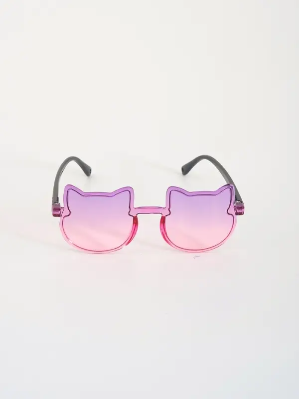 Карнавальные очки "Кошечка" градиент, цвета МИКС
