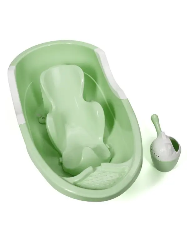 Набор для купания детский, светло-зеленый