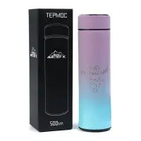 Термос &laquo;Ты можешь всё&raquo;, 500 мл, с ситечком, с датчиком температуры