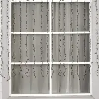 Гирлянда &laquo;Занавес&raquo; 2&times;1.5 м, IP44, УМС, тёмная нить, 360 LED, свечение синее, 220 В