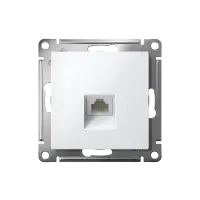 Розетка ATLASDESIGN телефонная RJ11 механизм белый