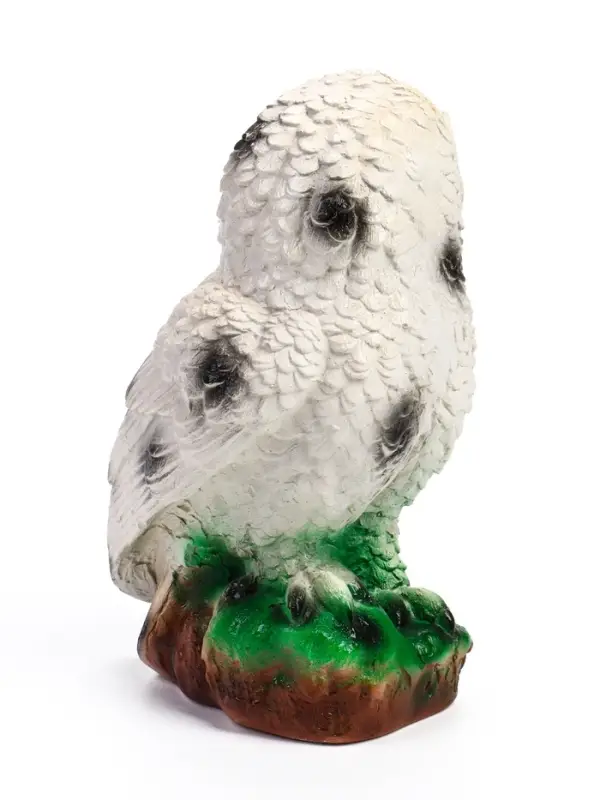 Садовая фигура из гипса &laquo;Сова полярная&raquo;, 24&times;15&times;15 см