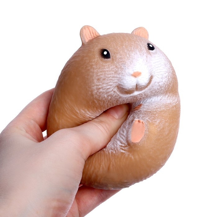 Мялка «Хомяк» с пастой, цвета МИКС Мялка «Хомяк» с пастой, цвета МИКС