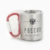 Кружка туристическая с карабином &laquo;Россия&raquo;, 180 мл