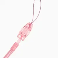 Держатель для соски - пустышки, пружинка, 2 шт., прозрачный, розовый, Крошка Я