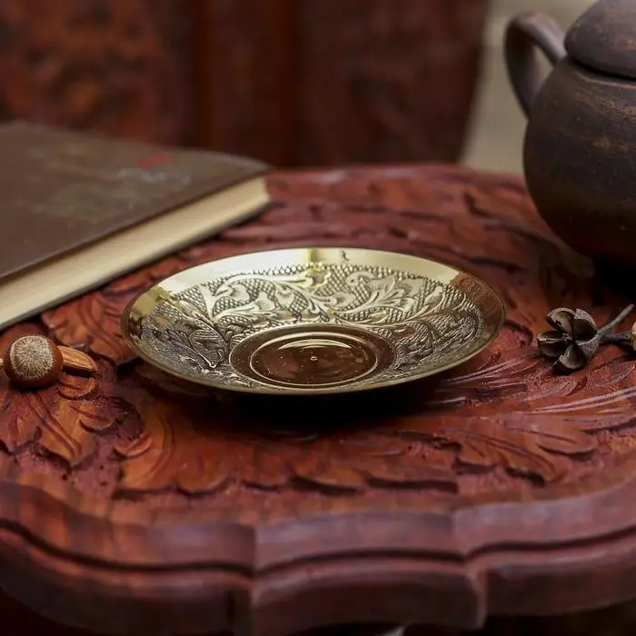 Чайная пара "Эго" латунь 6х13х13 см