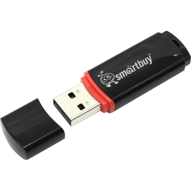 Флеш-память Smartbuy Crown, 8Gb, USB 2.0, чер, SB8GBCRW-K