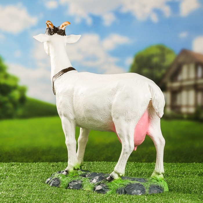 Садовая фигура  Садовая фигура "Коза малая" 44х41х18 см