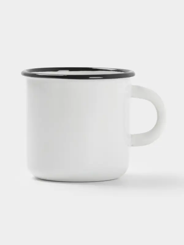 Кружка  0,25 л белая (без декора)