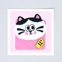 Вышивка по фетру "Котик"