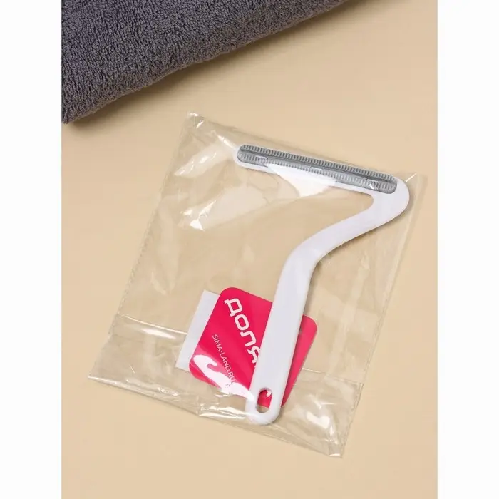 Скребок для чистки одежды, ковров, мебели Доляна, 16,5×10,8 см Скребок для чистки одежды, ковров, мебели Доляна, 16,5×10,8 см