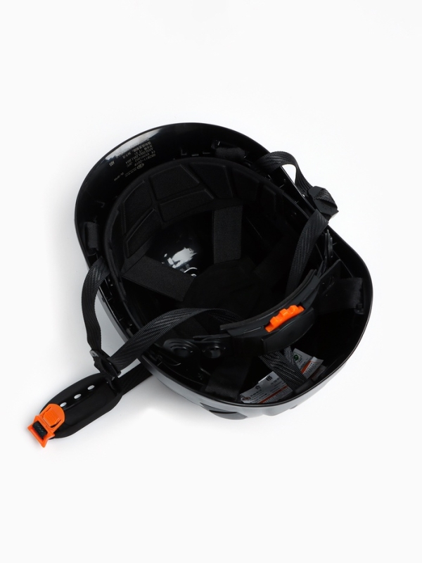 Каска защитная  Каска защитная "Альпы" для альпинизма и скалолазания, регулировка размера 52-63 см, черная   1074044