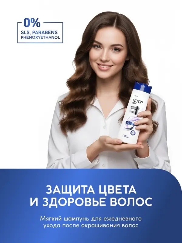 Шампунь для волос &laquo;Защита цвета&raquo;, 400 мл, BONAMI