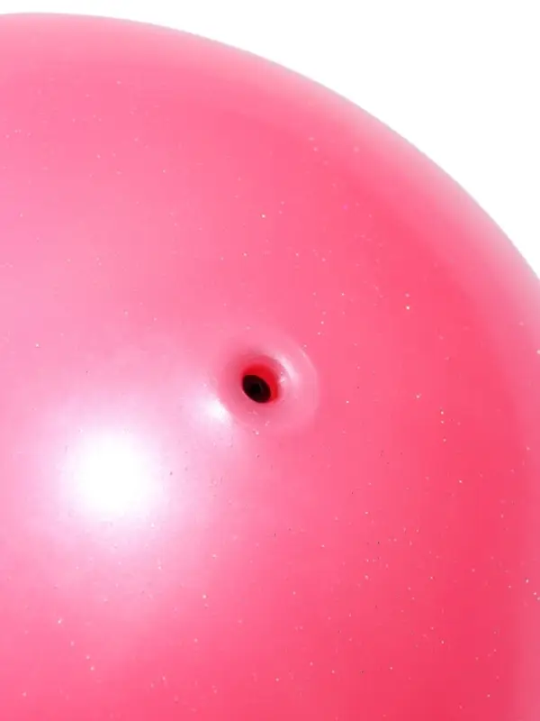 Мяч для художественной гимнастики Металлик с блестками, диаметр 19см, цвет розовый Мяч для художественной гимнастики Металлик с блестками, диаметр 19см, цвет розовый