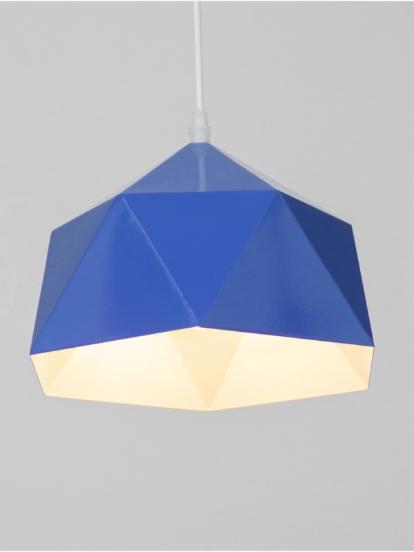 Светильник Edward 1х40Вт Е27 пр-1м синий 25х21,5х18см Светильник Edward 1х40Вт Е27 пр-1м синий 25х21,5х18см