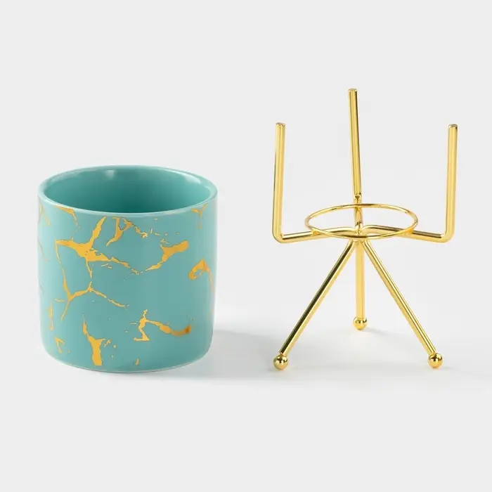 Конфетница &laquo;Изумруд&raquo;, 220 мл, 8.5&times;14 см, керамика, изумрудная