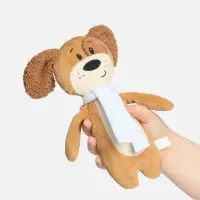 Мягкая игрушка Beastie Toys, собачка с белым шарфом