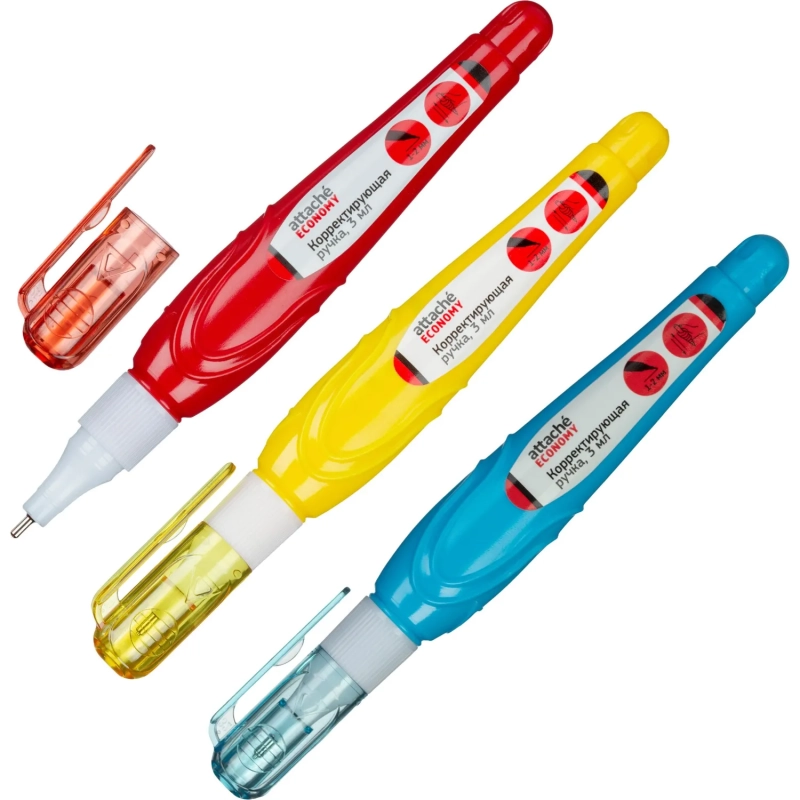 Корректирующий карандаш 3мл, мета ллический наконечник