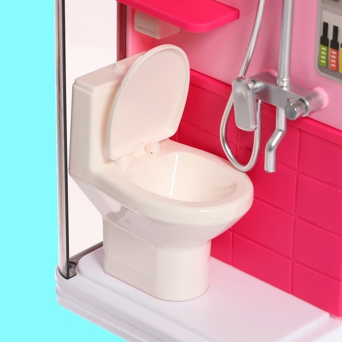 Набор мебели для кукол «Ванная комната», санузел, раковина, постирочная Набор мебели для кукол «Ванная комната», санузел, раковина, постирочная