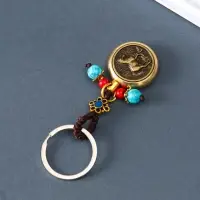 Брелок металл "Конь на прогулке" 7х3х0,5 см