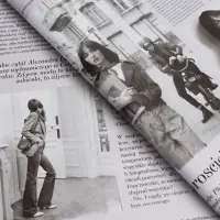 Пленка флористическая «Газета моды» 65 мкм, 50×58 см