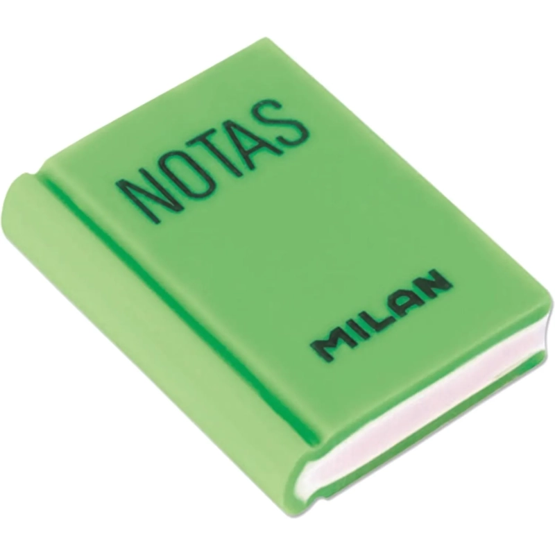 Ластик пластиковый Milan 2036 в форме книжки, цв. в ассорт