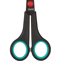 Ножницы Attache 170 мм с пласт. прорезин. ручками, тефл.покр.цв.черн/красн