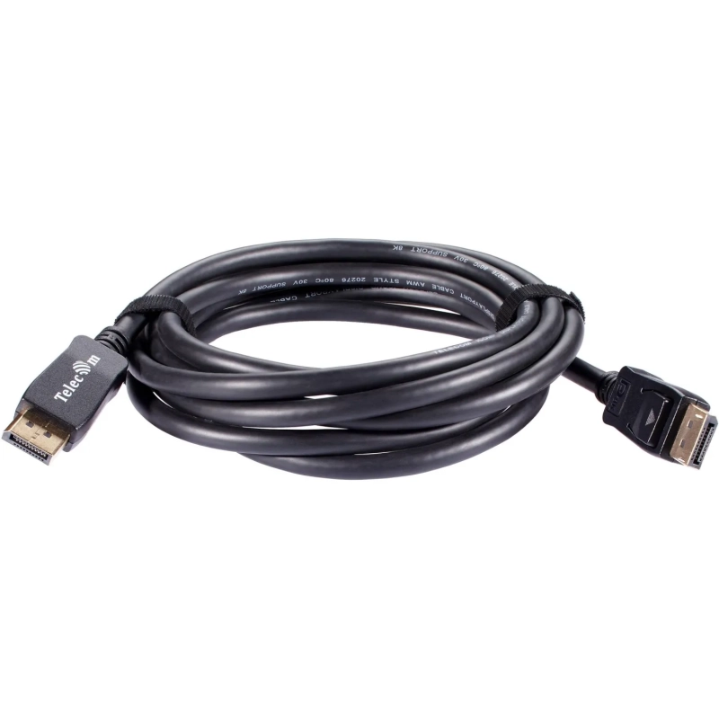 Кабель DP-DP соединительный 1.4V 8K@60Hz  3м , Econom, Telecom (TCG745C-3M)