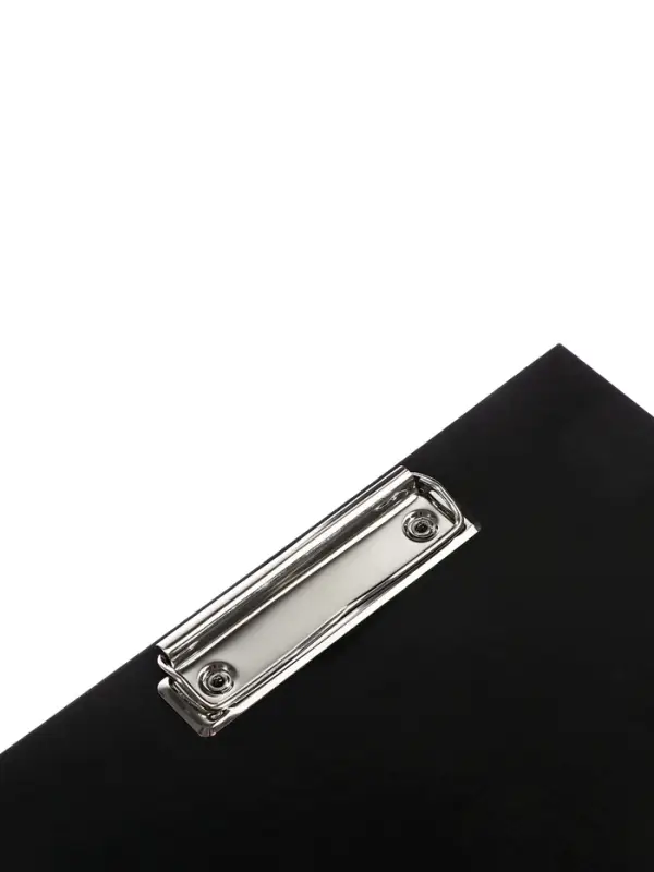 Планшет с зажимом А4, 2 мм, Calligrata прочный, картон/бумвинил, черный (клипборд)