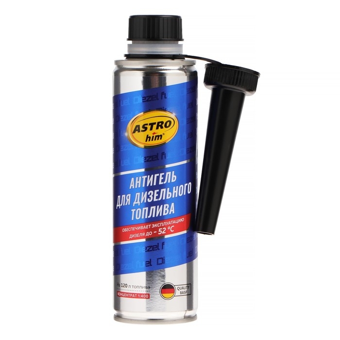 Антигель Astrohim, для дизельного топлива, на 120-140 л, 300 мл, АС - 121 Антигель Astrohim, для дизельного топлива, на 120-140 л, 300 мл, АС - 121