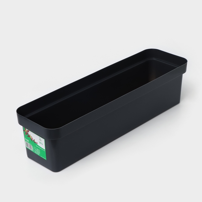 Ящик балконный для цветов «Эко», 60 см, 12 л, цвет микс Ящик балконный для цветов «Эко», 60 см, 12 л, цвет микс