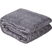 Плед микрофибра Luscan, фольга серый 200х220