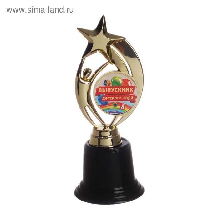 Фигура наградная звезда на Выпускной «Выпускник детского сада», высота 18,3 см Фигура наградная звезда на Выпускной «Выпускник детского сада», высота 18,3 см