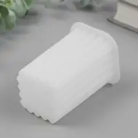 Молд силиконовый &laquo;Прямоугольник, Полоски вертикальные&raquo; 5.7&times;5.7&times;8.7 см