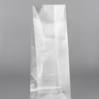 Пакет с жестким дном, прозрачный, 6&times;8&times;23 см