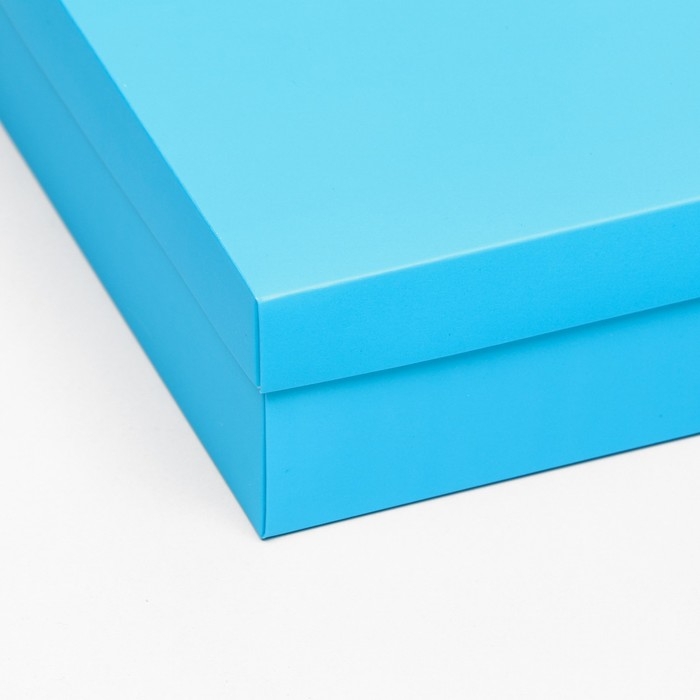 Коробка подарочная складная, упаковка, крышка-дно, бирюзовая, 30 х 30 х 8 см Коробка подарочная складная, упаковка, крышка-дно, бирюзовая, 30 х 30 х 8 см