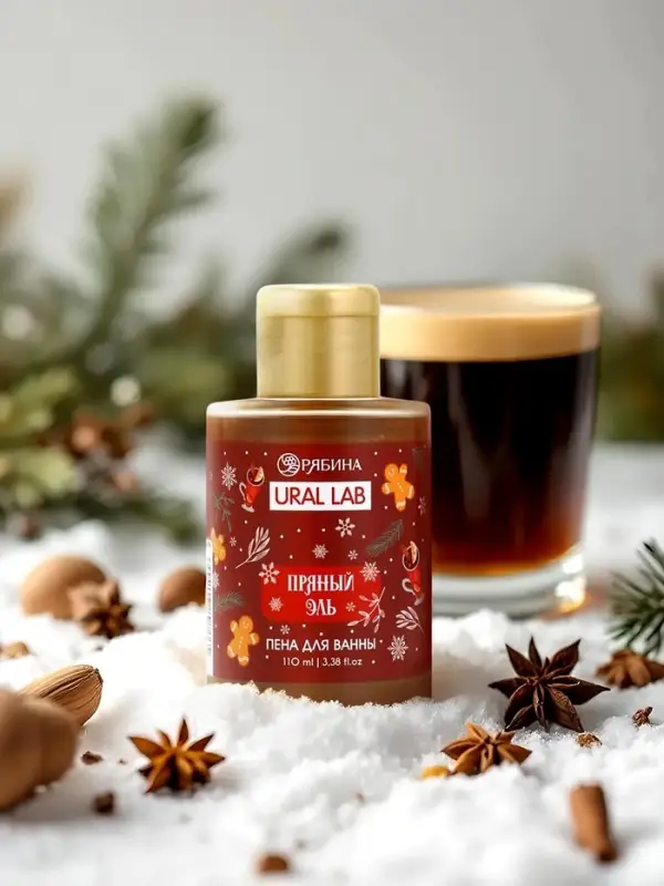 Пена для ванны, аромат пряный эль, 110 мл, URAL LAB