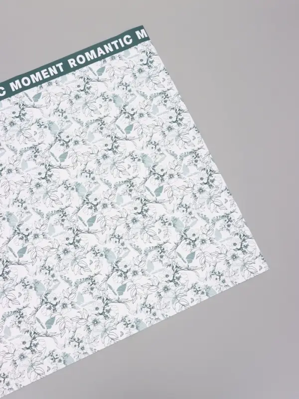 Пленка для цветов, &laquo;Романтичные моменты&raquo;, сине-серый, 57&times;57 см