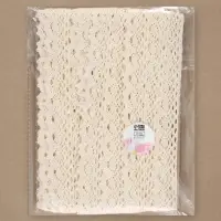 Кружево вязаное, 25 мм, 15&plusmn;1 м, бежевое