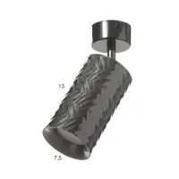 Спот &laquo;Астер&raquo; GU10 черный хром 7.5&times;7.5&times;20 см