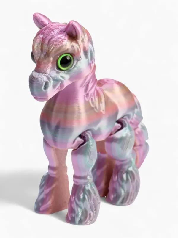 3Д - печатная игрушка &laquo;Лошадка&raquo;, подвижная, цвет МИКС