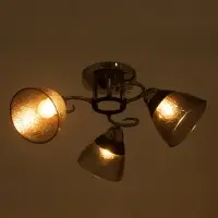 Люстра &laquo;Дождь&raquo; 3&times;40 Вт Е27 хром 48&times;48&times;24 см