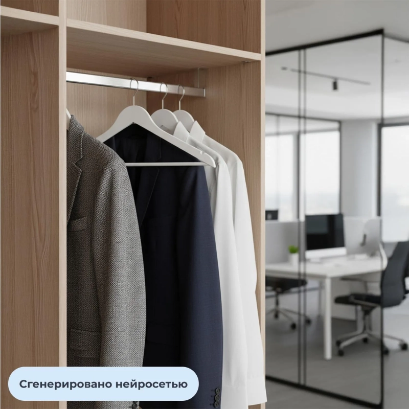 Вешалка-плечики WW_LH001-W/6612NM-W3 дерев,перек,плос,р48-50бел.УП3шт