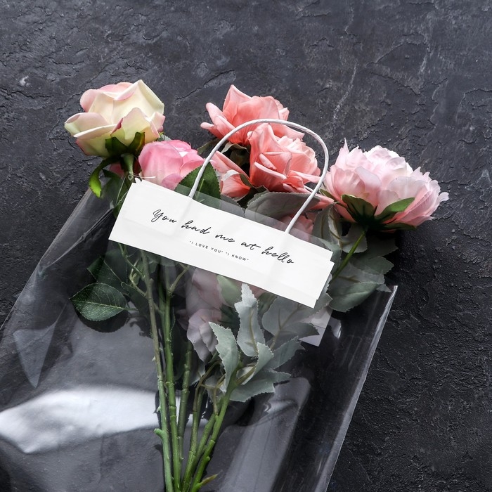 Пакет подарочный для цветов, 50*35 см Пакет подарочный для цветов, 50*35 см