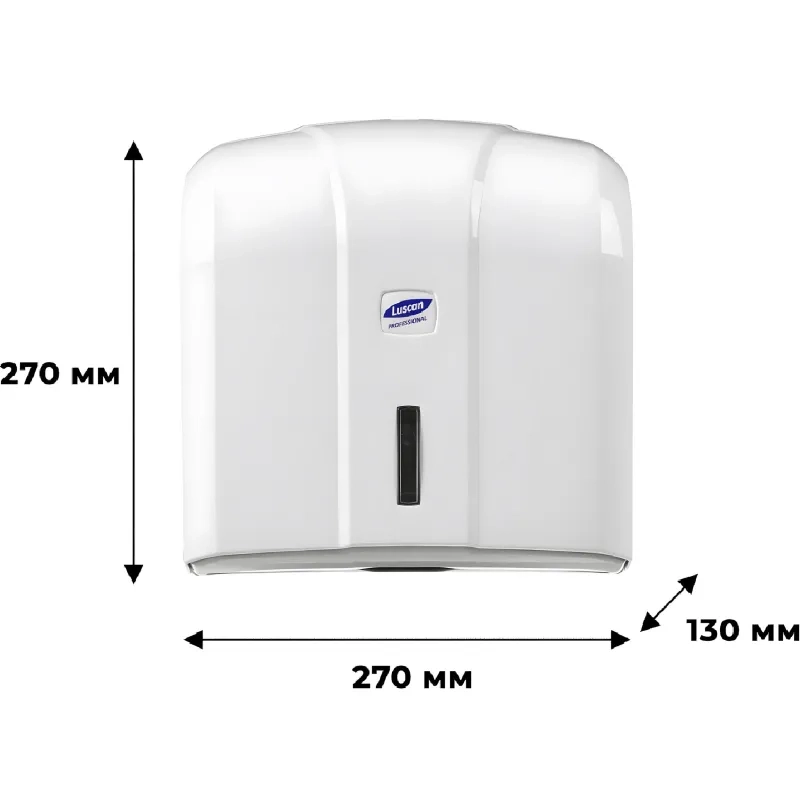 Диспенсер для полотенец лист Luscan Professional Vсложбелый