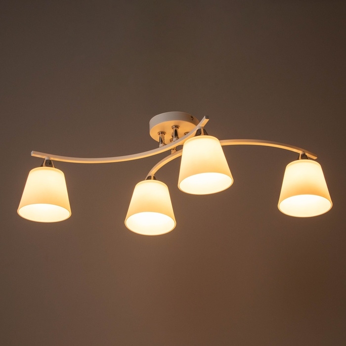 Люстра Люстра "Валенсия" 4х60Вт Е27 Белый 70,5х32,5х21см