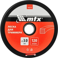 Леска для триммера MTX квадрат 3,0 мм х 120 м, на катушке (96878)