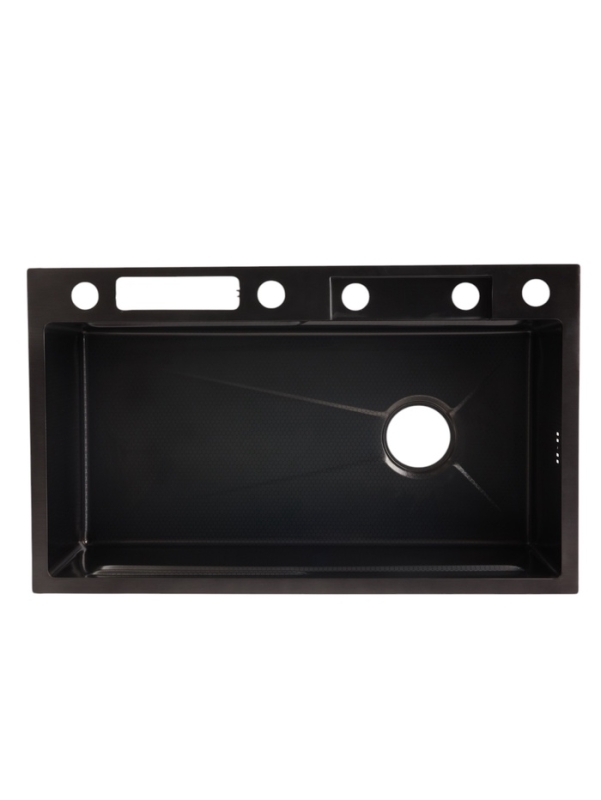 Кухонная мойка ZEIN M04, S=3.0 и 0.7 мм, смеситель, корзины, кран для питьевой воды, графит Кухонная мойка ZEIN M04, S=3.0 и 0.7 мм, смеситель, корзины, кран для питьевой воды, графит