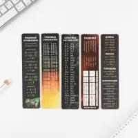 Закладки картонные, шпаргалки 5 шт «Динозавр»