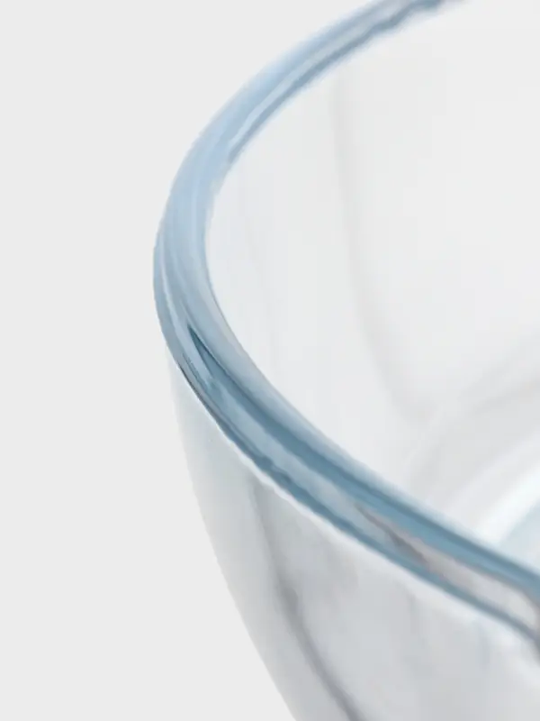 Утятница овальная Paşabah&ccedil;e, 2,6/1.3 л, с крышкой-формой для запекания, жаропрочное стекло, прозрачная